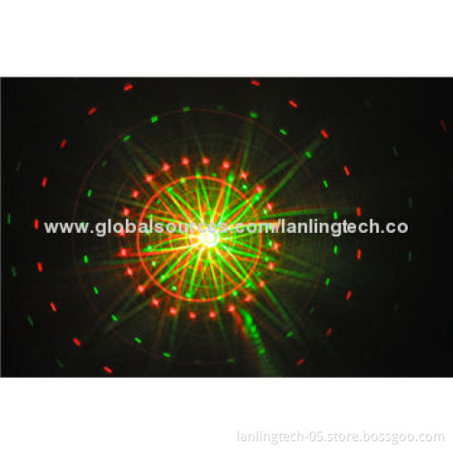 Beautiful Mini Stage Christmas Party Light 4 Gobos RG